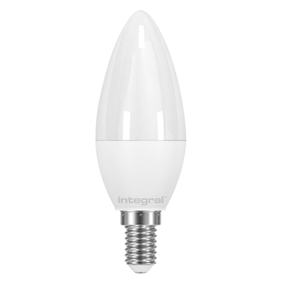 Picture of Integral LED Candle 5.5W-40W Non-Dimmable Frosted Lamp E14