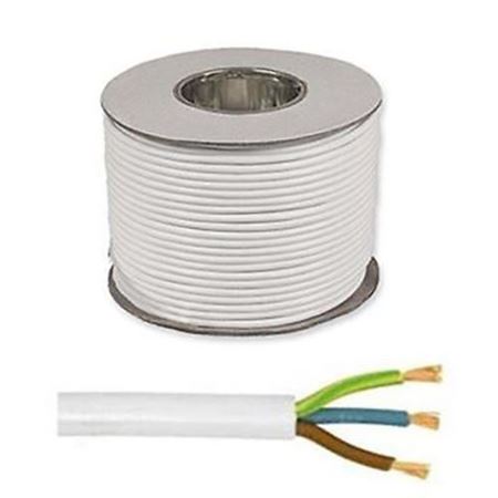 Picture for category White Three Core Flexible Cable