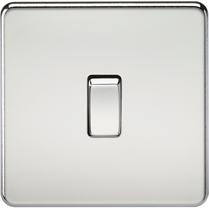 Picture of 10AX 1 Gang Intermediate Switch - Polished Chrome