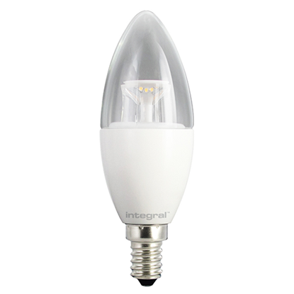 Picture of 5.6W-40W Dimmable Clear Candle E14