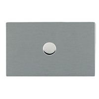 Picture of Sheer Screwless SS/WH 1 Gang 2 WAY 1000W Push On/Off Resistive Dimmer