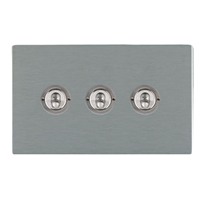 Picture of Sheer Screwless SS/WH 3 Gang 2 WAY 10AX Dolly Switch