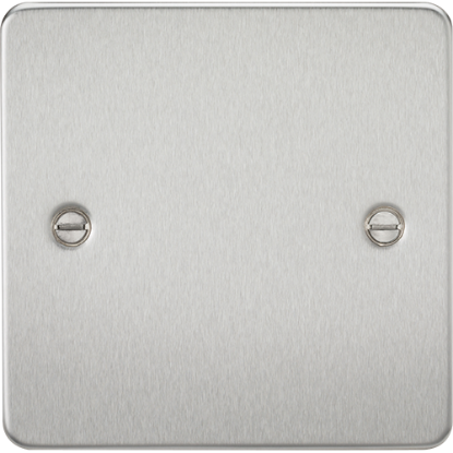 Picture of 1 Gang Blanking Plate - Brushed Chrome