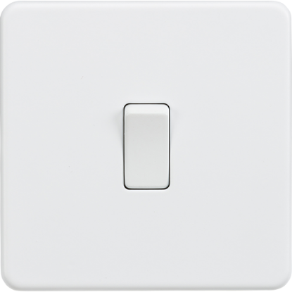 Picture of 10AX 1 Gang Intermediate Switch - Matt White