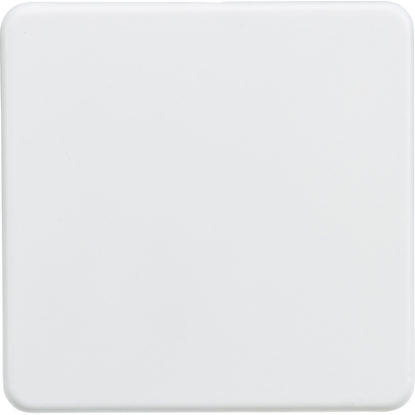 Picture of 1 Gang Blanking Plate - Matt White