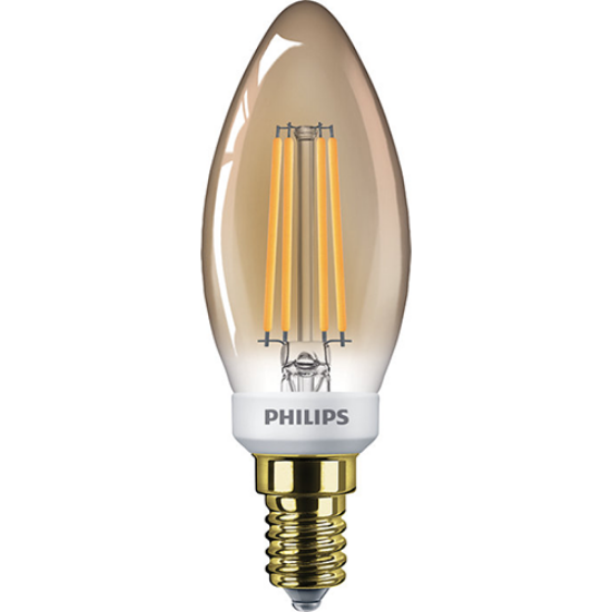 Picture of 5-32W Classic Dimmable LED Candle E14 - Gold