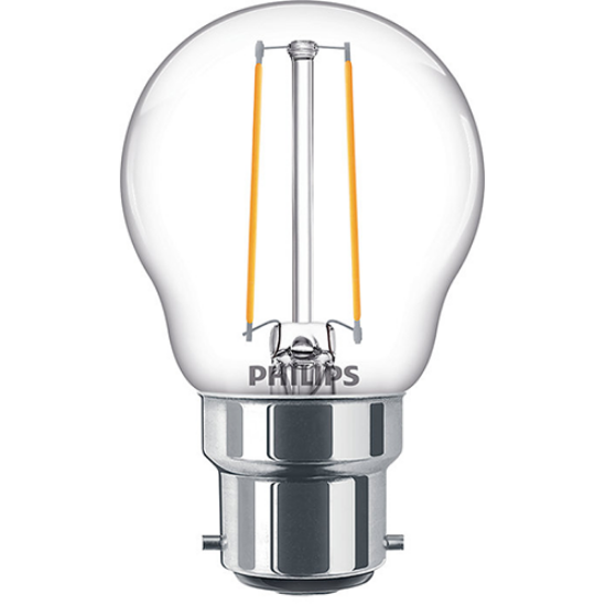 Picture of 2-25W Non-Dimmable Classic LED Luster P45 B22