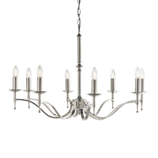 Picture of Stanford nickel 8lt pendant