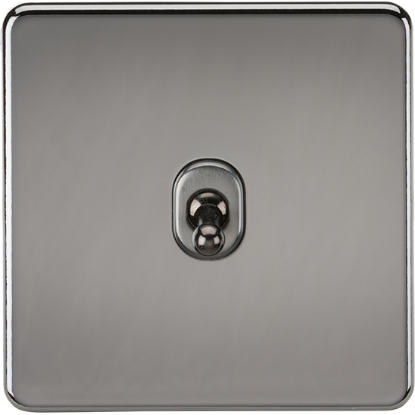 Picture of 10AX 1 Gang Intermediate Toggle Switch - Black Nickel 