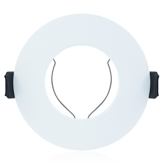 Picture of Evofire Fire Rated Downlight 70mm Cutout IP65 White Round + GU10 Holder