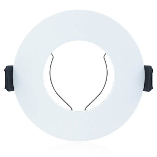Picture of Evofire Fire Rated Downlight 70mm Cutout IP65 White Round + GU10 Holder - Pack of 4