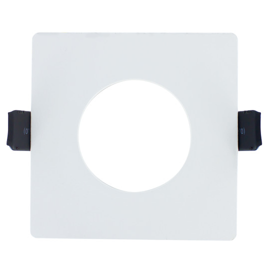 Picture of Evofire Fire Rated Downlight 70mm Cutout IP65 White Square + GU10 Holder