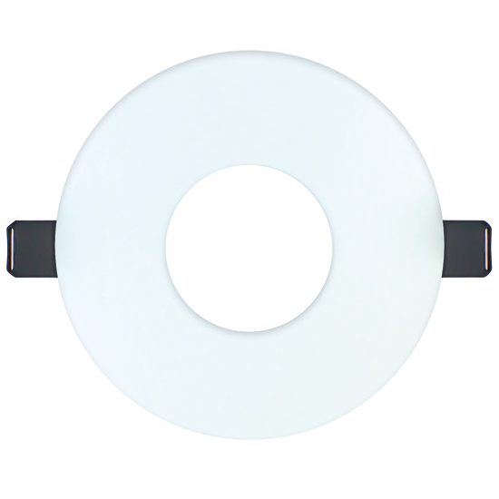 Picture of Evofire Fire Rated Downlight 70-100mm Cutout IP65 White Round + GU10 Holder & Insulation Guard