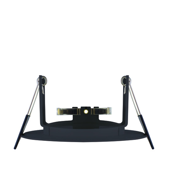 Picture of Evofire Fire Rated Downlight 70mm Cutout IP65 Black Round + GU10 Holder
