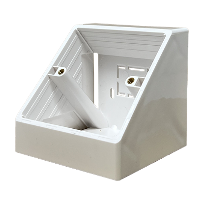 Picture of 1 Gang 45° Angled Surface Mount Pattress Back Box 